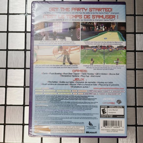 Game Party In Motion (Microsoft Xbox 360) Sealed - Picture 2 of 4